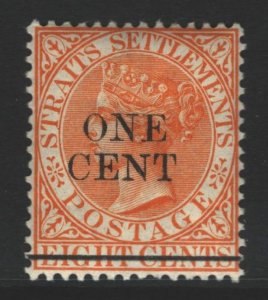 Straits Settlements Sc#80 MH