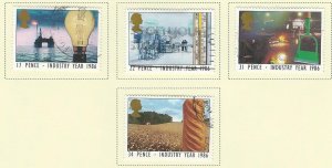 Great Britain  used  sc  1129-1132