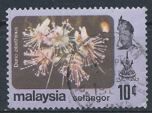 Selangor 1979 - 10c Durio Zibethinus - SG161 used