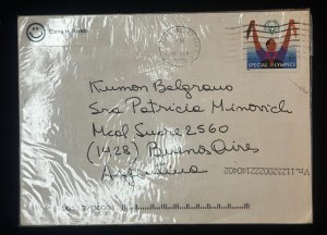 CM) 2003. UNITED STATES. ENVELOPE SENT ARGENTINA. STAMP OF THE SPECIAL OLYMPIC