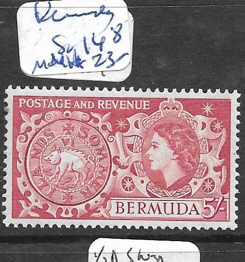 BERMUDA   (PP1905B)  QEII  5/-  SG 148  MNH