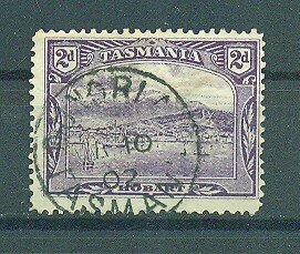 Tasmania sc# 104 used cat value $.80