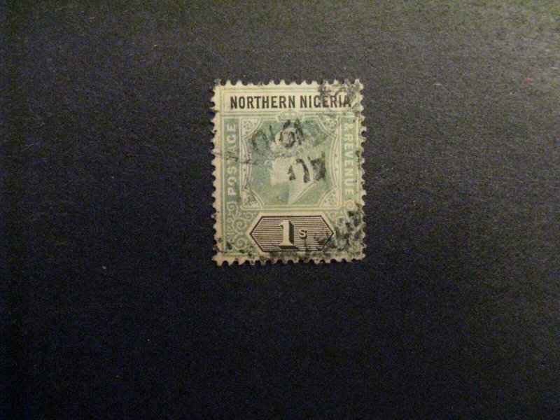 Northern Nigeria #25a used chalky paper a23.2 8463