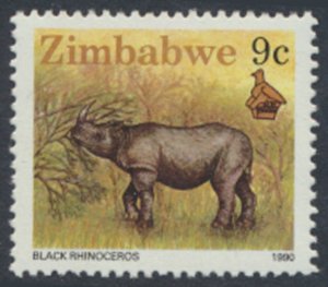 Zimbabwe SC# 619   MNH Rhinoceros 1990 see details & scans