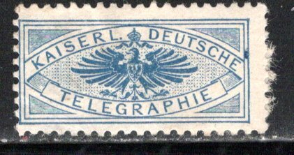 Germany Reich cinderella Kaiserlich Deutsche Telegraphie. unused, nearly no gum