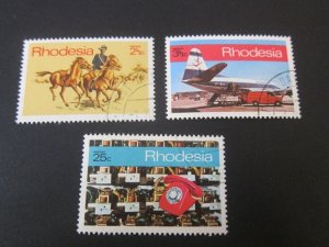 Rhodesia 1970 Sc 294-95,97 FU