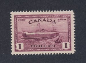 Canada MH Stamp #273 -$1.00 Halifax Train Ferry MH VF Guide Value = $45.00