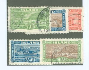 Iceland #144-148 Used Single (Complete Set)