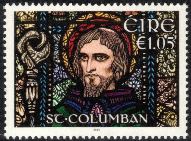 IRELAND 2015 St Columban Death Anniversary; Scott 2094, SG 2292; MNH
