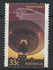 SG 1008 SC# 982   Fine Used  - Halley's Comet  Radio Telescope