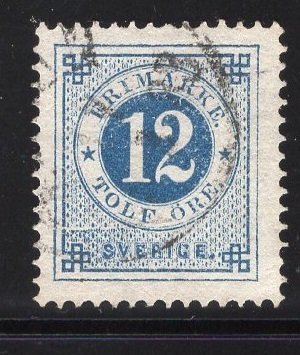 Sweden #32 Perf 143  used 1872 12 ore
