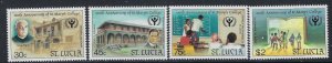 St Lucia 965-68 MNH 1990 St Marys College Anniversary (ak3496)