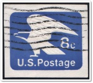 SC#U557 8¢ Eagle Cut Square (Used) 