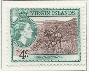 1956 English Colony British Colony VIRGIN ISLANDS 4c MH* A28P18F27721-