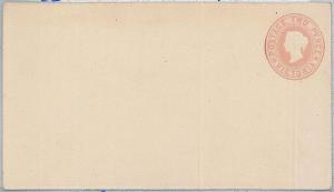 36932  - AUTRALIA : VICTORIA - POSTAL STATIONERY COVER : H & G # 1a LAID PAPER