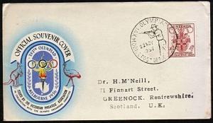 AUSTRALIA 1956 Olympic Games cover - Shooting commem cancel.........18241