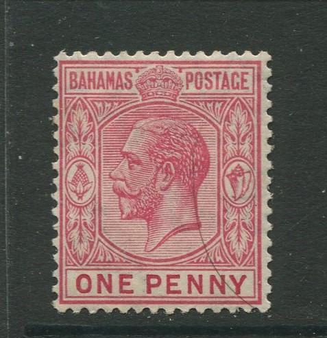 Bahamas - Scott 72 - KGV Definitive - 1921 - MVLH - Single 1p Stamp