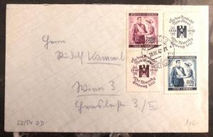 1940 Prossnitz Bohemia Moravia Germany Souvenir Sheet Cover