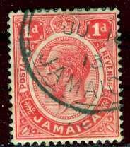 Jamaica; 1912: Sc. # 61: Used Single Stamp
