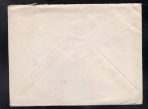 Tobago 1937 Scarborough to Summit, NJ cover franked 6c Lake Asphalt, Scott 39a