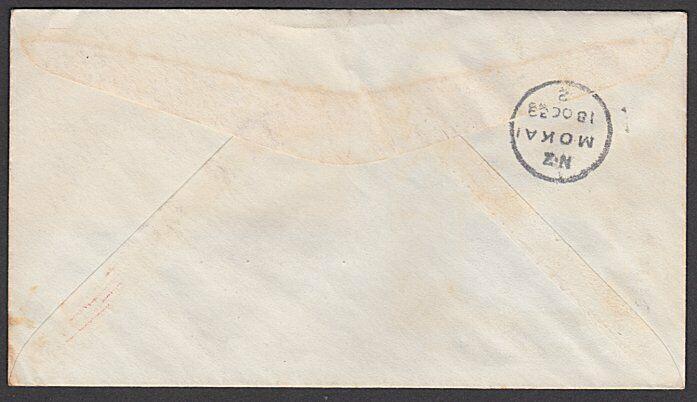 USA 1939 3c Printing in America  FDC to New Zealand -  backstamped.........55624