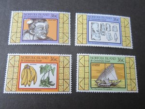 Norfolk Island 1986 Sc 397-400 set MNH