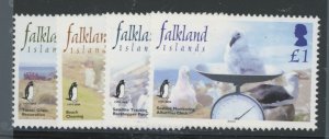 Falkland Islands #858-861 Unused Single (Complete Set) (Wildlife) (Wildlife Conservation)