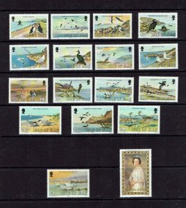 Isle of Man: 1983, Seabirds and Queen's Portrait, definitive set, MNH