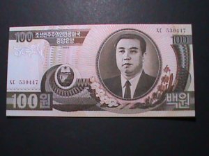​KOREA-1992 VERY OLD $100 LEADER KIM II SUNG- UN CIRCULATED-VERY FINE