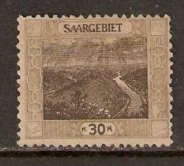 Saar   #72c  MNG  (1921)  c.v. $3.00
