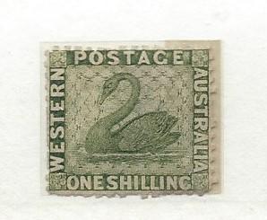 Western Australia, 34, Swan Single, Hinged