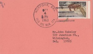 United States Arkansas Old Joe Rur. Sta. Norfolk 1963 4-bar  1961-1986  PC?...