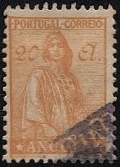 ANGOLA  Porgugese Colonies Sc 262 Used, VF  20a Ceres