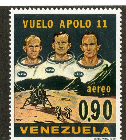 VENEZUELA C1019 MNH SCV $1.60 BIN $.80