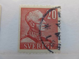 1940 Sweden Suede Sweden 20o Perf 12 1⁄2 Fine Green Used A13P14F201-