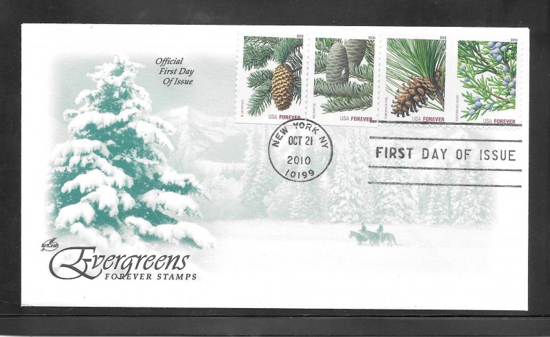 Just Fun Cover #4478-81 FDC Artcraft Cachet. (A1378)