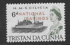 TRISTAN DA CUNHA SGF1 1971  NATIONAL SAVINGS MNH