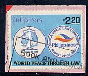 Philippines Republic Scott # 1328, used, on paper