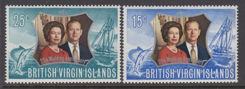 British Virgin Islands 241-242 MNH VF