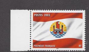 French Polynesia, 857, Polynesian Flag Single,**MNH**