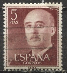 Spain; 1954; Sc. # 832; O/Used Single Stamp