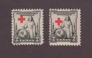 US, 702, EFO, RED CROSS DRAMATIC SHIFT , 1932, MINT NH