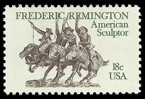 # 1934 MINT NEVER HINGED FREDERICK REMINGTON XF+