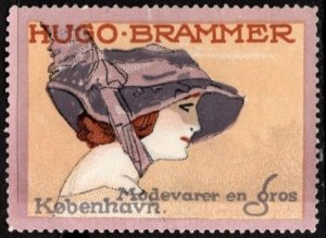 Vintage Denmark Poster Stamp Hugo Brammer Wholesale Fashion Items Copenhagen