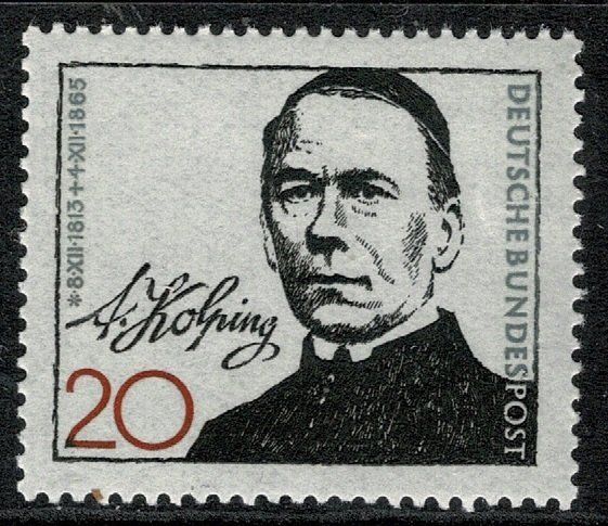 GERMANY 1965 DEATH CENTENARY of ADOLF KOLPING MINT (NH) SG1398 P.14 SUPERB