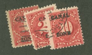 Canal Zone #J18-J20  Single (Complete Set)