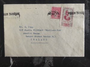 1957 Beyoglu Turkey cover To Saclike Clifford In London England