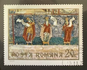 Romania 1969 Scott 2143 CTO - 20b,  Frescoes from Moldavian Monasteries