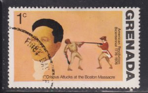 Grenada 629 Crispus Attucks at Boston Massacre 1975