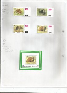 BOPHUTHATSWANA - 1990 - Small Mammals - Perf 4v Set & S.Sheet -Mint Light Hinged